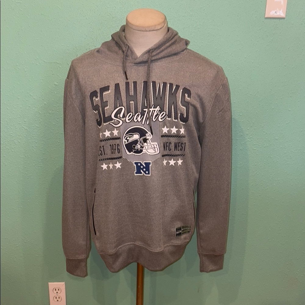 Seattle Seahawks Gray Hoodie.   Medium.  Great condition.